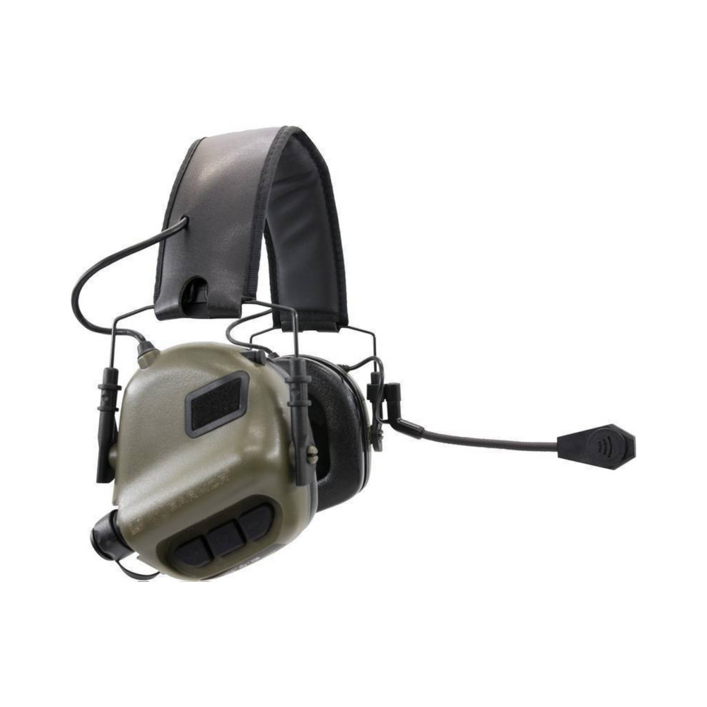 HEADSET ABAFADOR EARMOR M32 MILITAR ELETRONICO VERDE