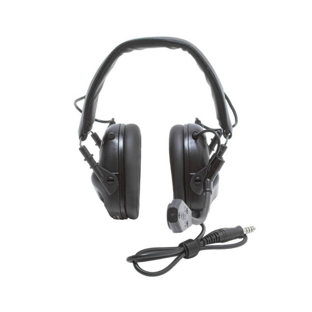 HEADSET ABAFADOR EARMOR M32 MILITAR ELETRONICO PRETO