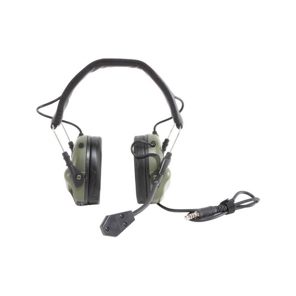 HEADSET ABAFADOR EARMOR M32 MILITAR ELETRONICO VERDE