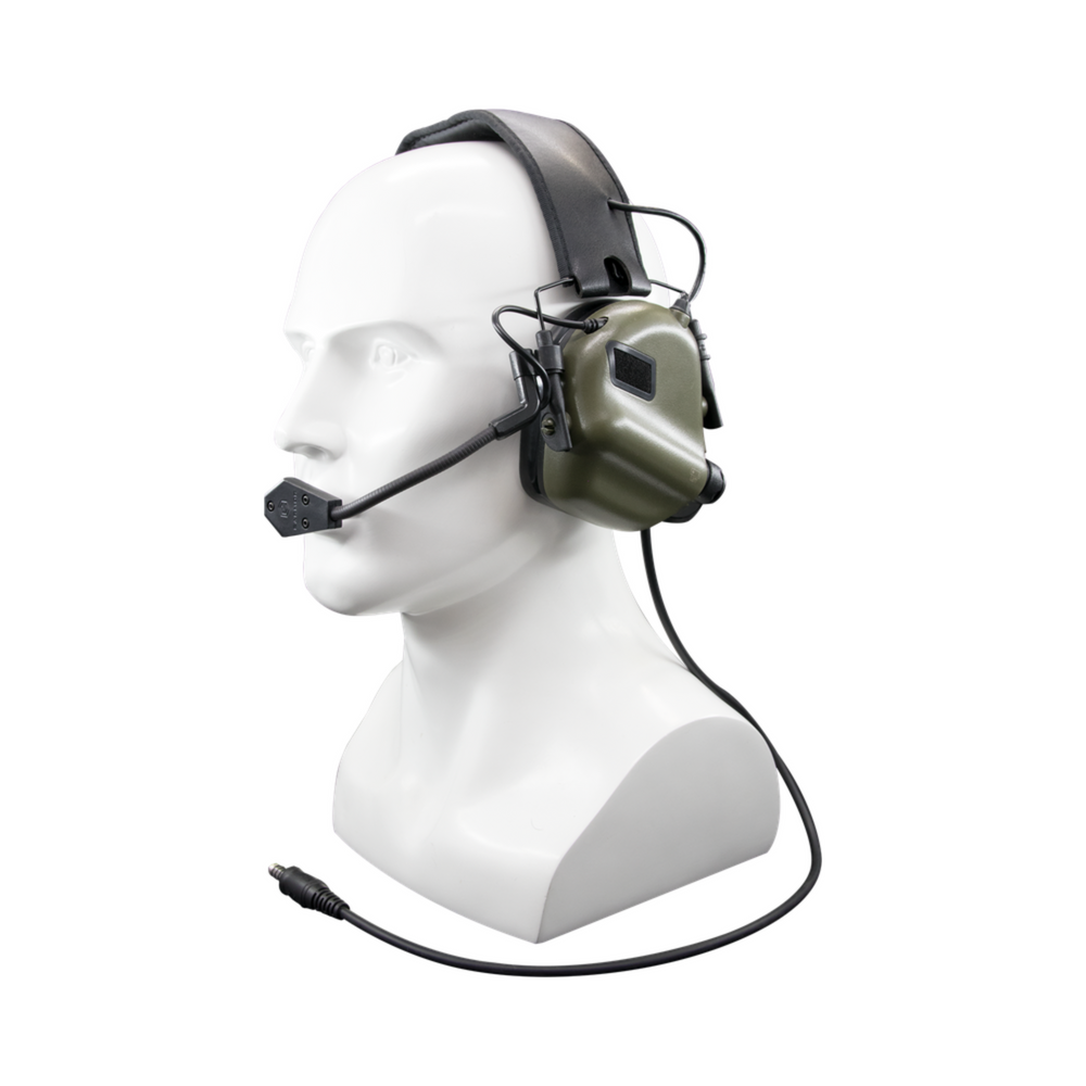 HEADSET ABAFADOR EARMOR M32 MILITAR ELETRONICO VERDE