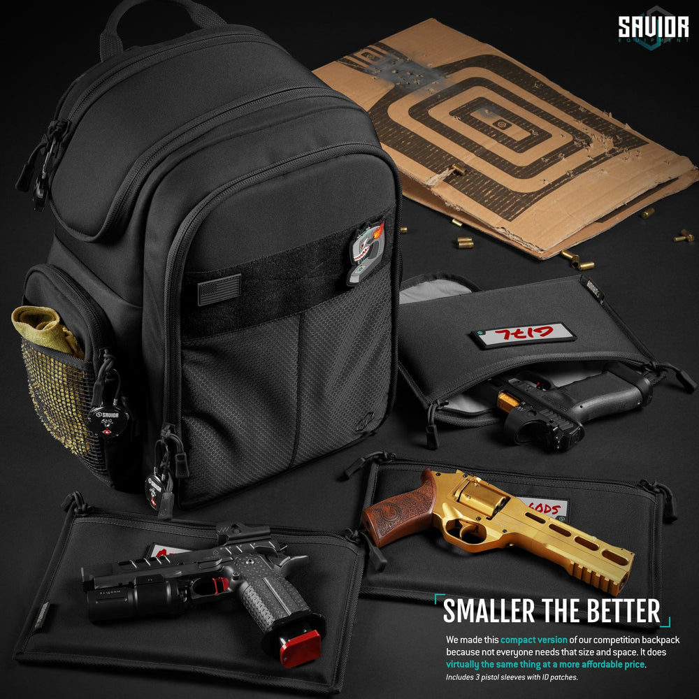 MOCHILA SAVIOR SEMA RIGIDA TIRO ESPORTIVO BLK