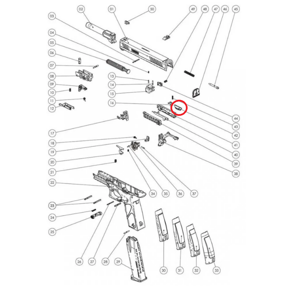 CHAPA ACIONAMENTO DESCONECTOR TS9