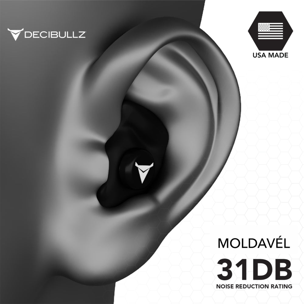 ABAFADOR DECIBULLZ PROTETOR AURICULAR MOLDAVEL AZUL