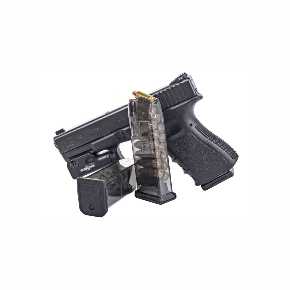 CARREGADOR ETS GLOCK 15 TIROS CAL. 9 MM