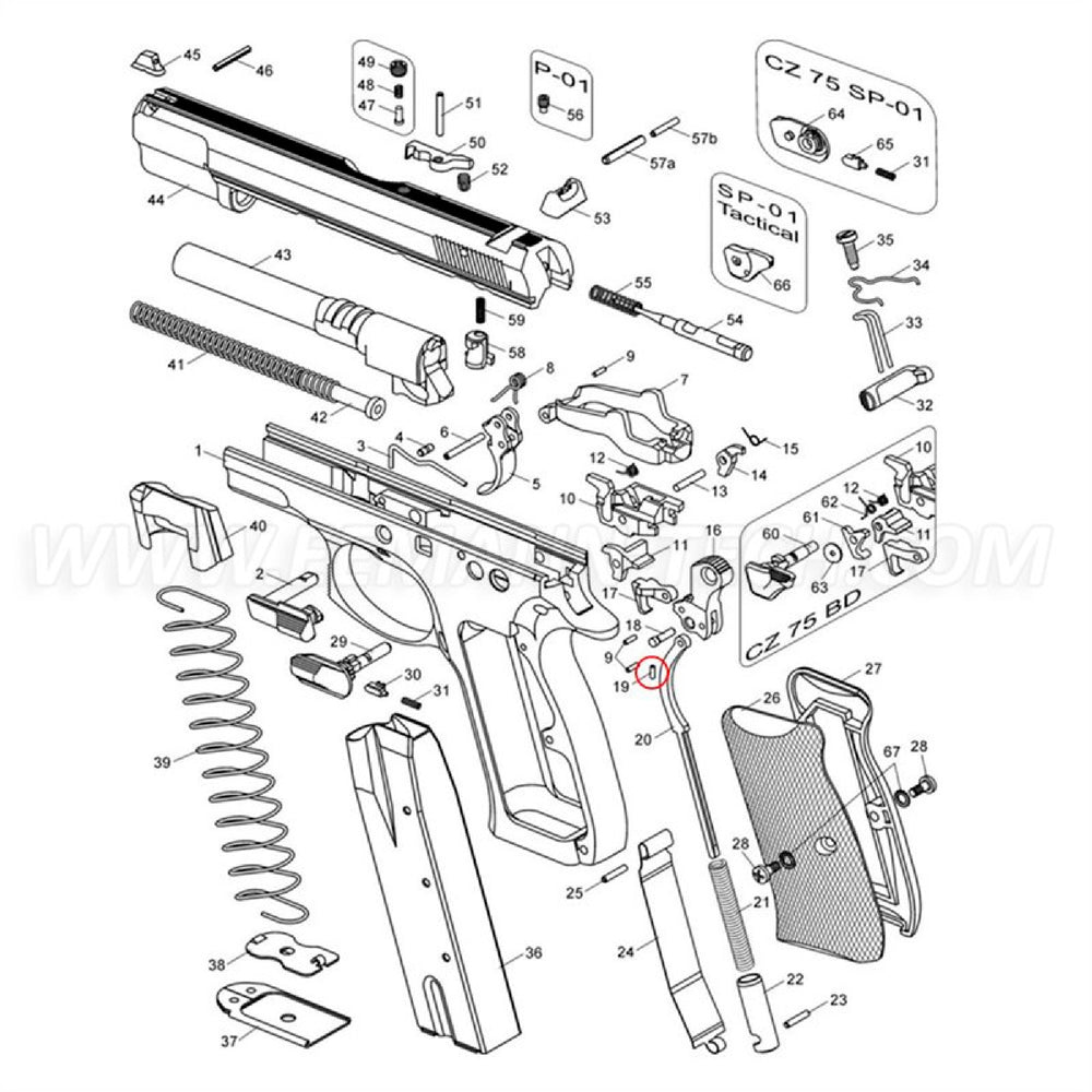 ET HAMMER PIN LOCK PIN CZ