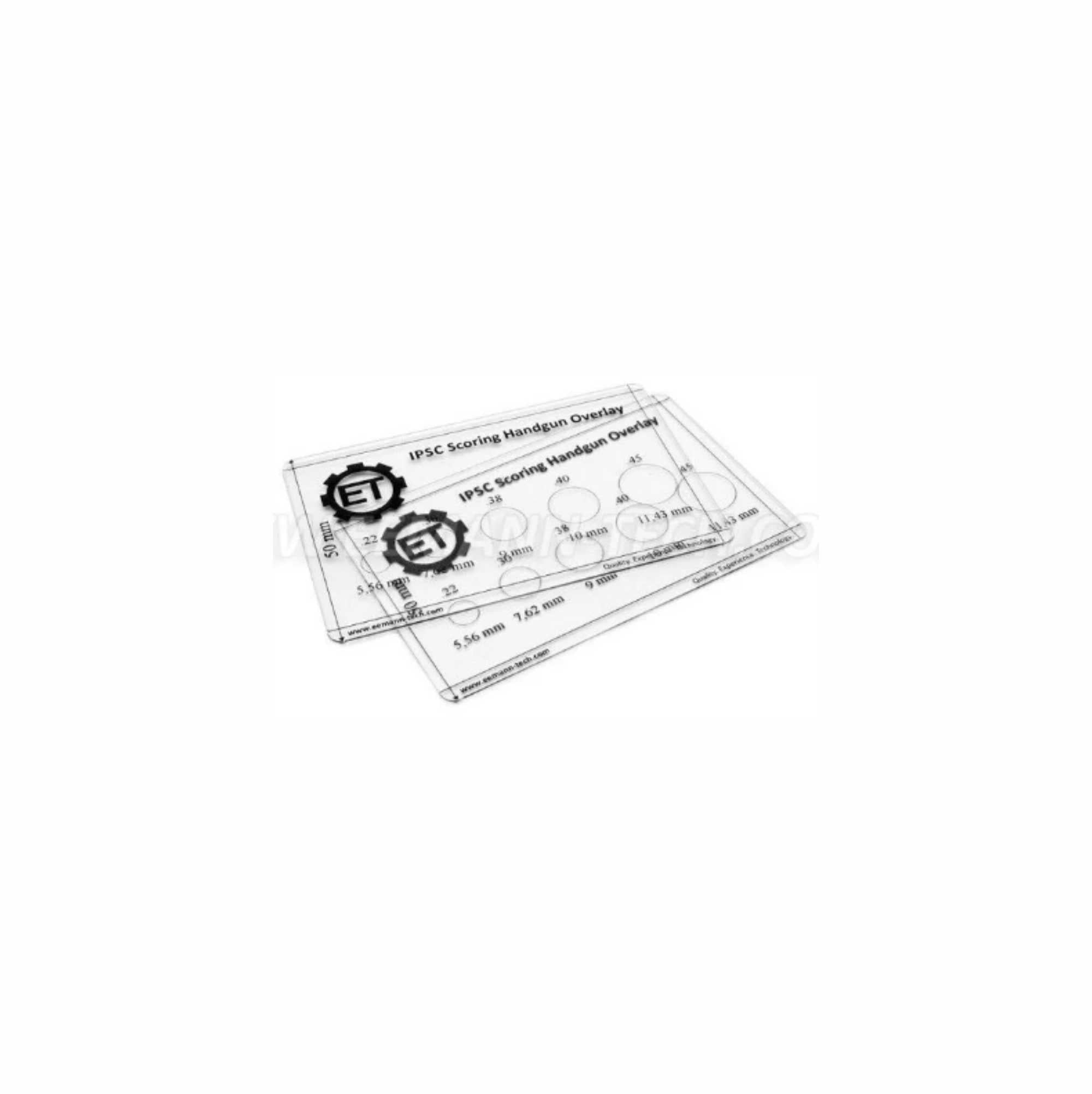 ET IPSC SCORING HANDGUN OVERLAY – Xtreme Shooting