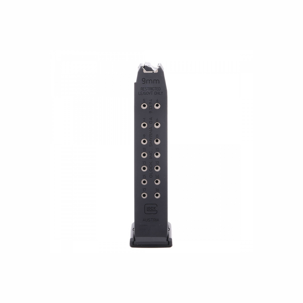 CARREGADOR GLOCK OEM 17RD BLK