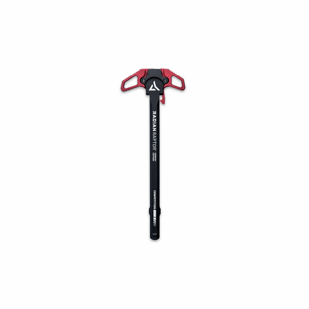 CHARGING HANDLE RADIAN RAPTOR COMPETITION RED