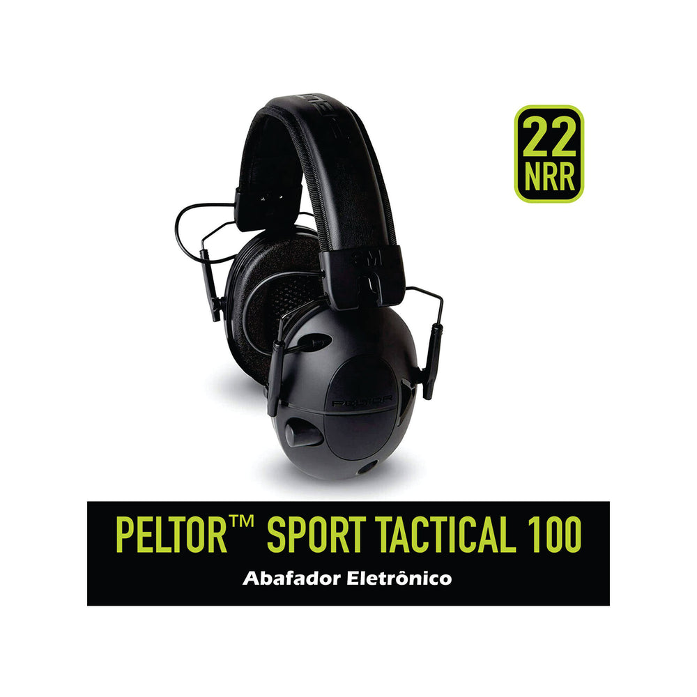 ABAFADOR ELETRONICO 3M PELTOR TACTICAL 100