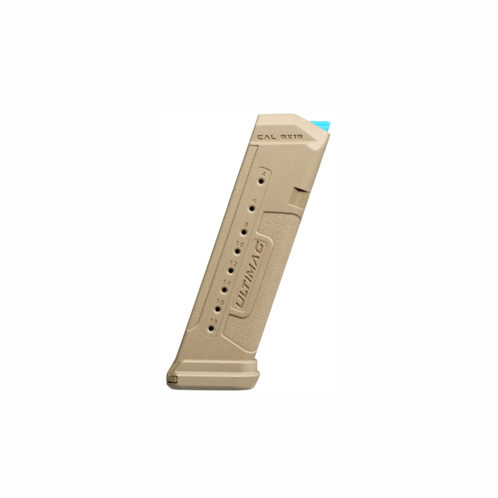 CARREGADOR UMAG GLOCK G17 18RD FDE FAB DEFENSE